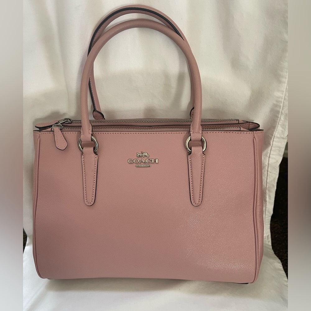 Coach Pink Pebbled Leather Purse. (unsure of model, but is authentic.)